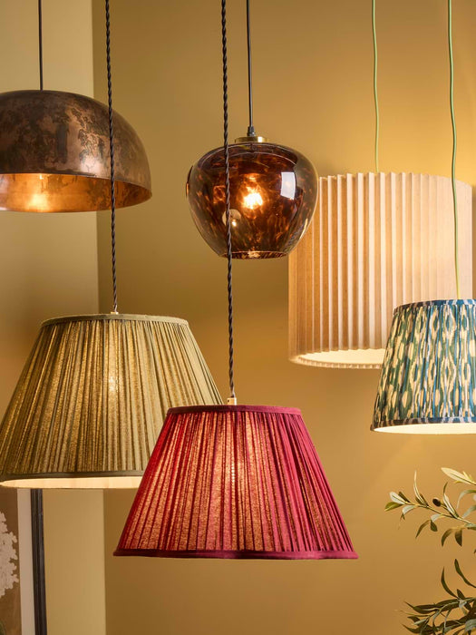 Twisted Fabric Ceiling Pendant Set