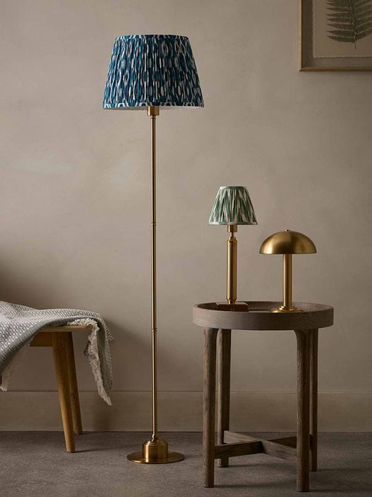 Seren Rechargeable Floor Lamp - Blue Ikat