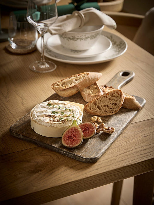 Four Speckled Christmas Dinner Plates