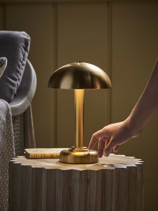 Deco Brass Rechargeable Table Lamp