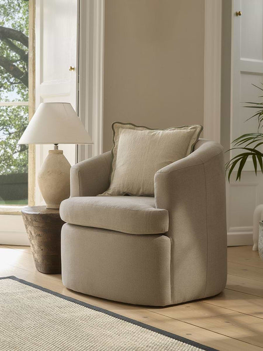 Scalloped Square Cushion Cover - Fern Green