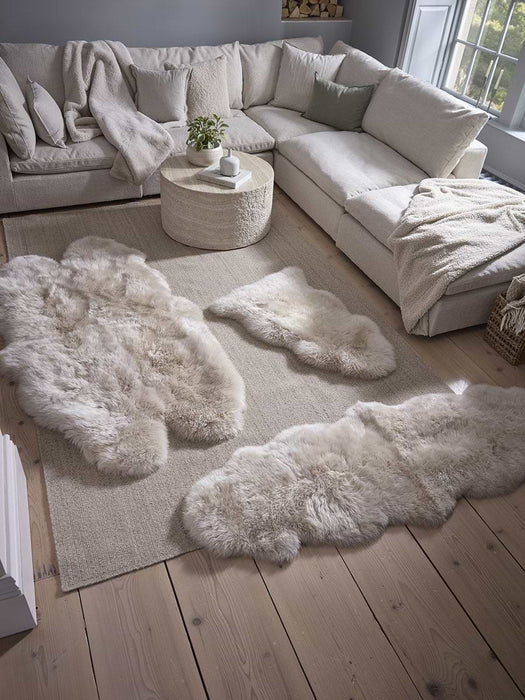 Sumptuous Sheepskin Quad Rug - Natural