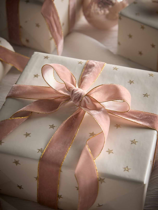 Velvet Ribbon - Rose & Gold 10m