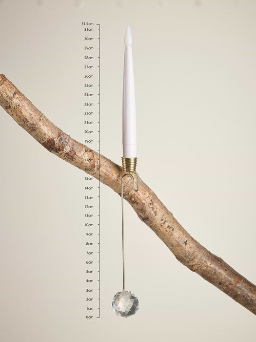 Ten Jewelled Remote Control Candle Tree Lights