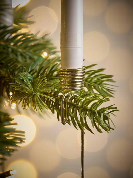 Ten Jewelled Remote Control Candle Tree Lights