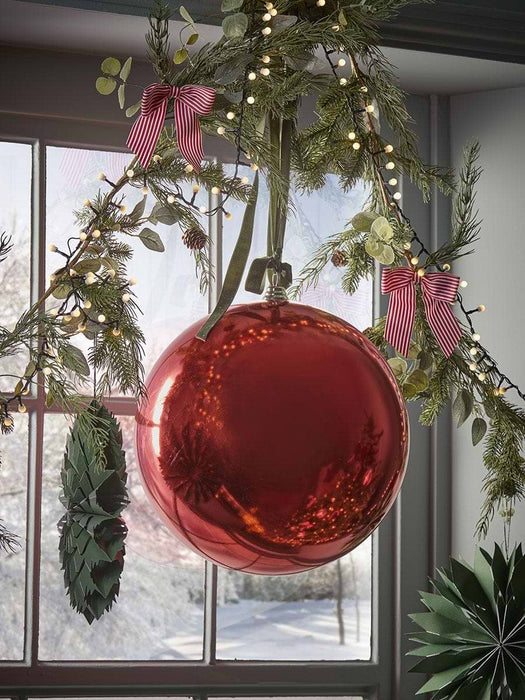 Supersized Bauble - Festive Red - 40cm