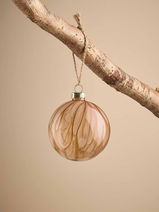 Twelve Painterly Glass Baubles