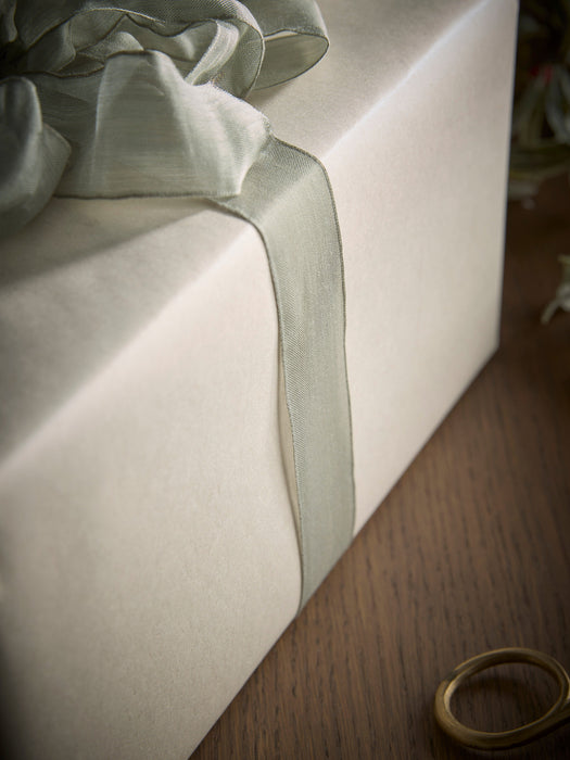 Voile Wired Ribbon - Soft Sage 20m