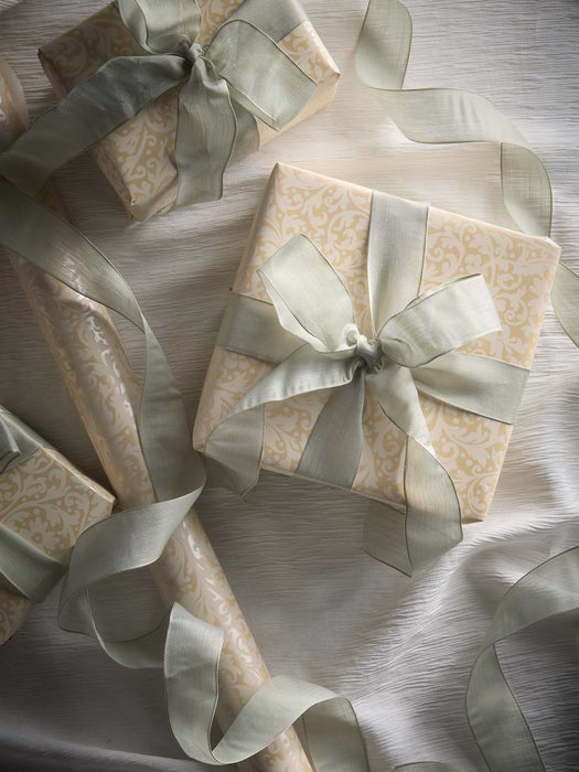 Voile Wired Ribbon - Soft Sage 20m