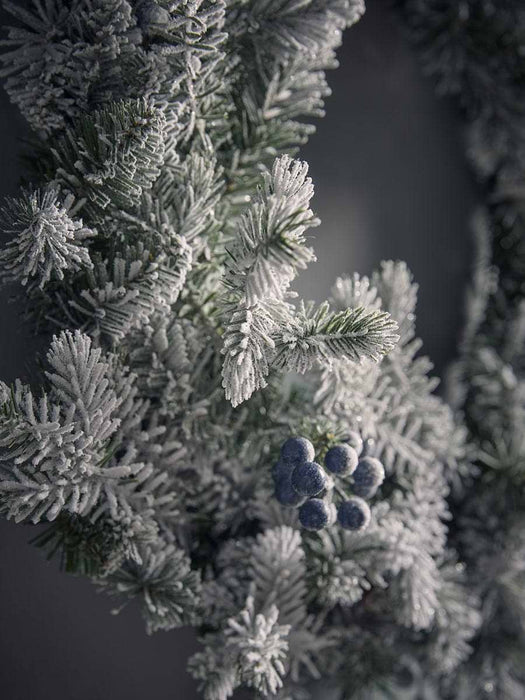 Snowy Faux Juniper & Pine Wreath