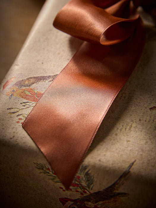 Twelve Satin Tree Bows - Clove
