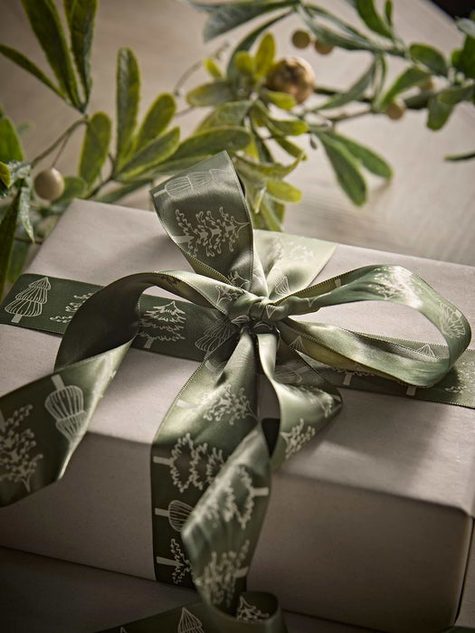 Christmas Trees Satin Ribbon 15m