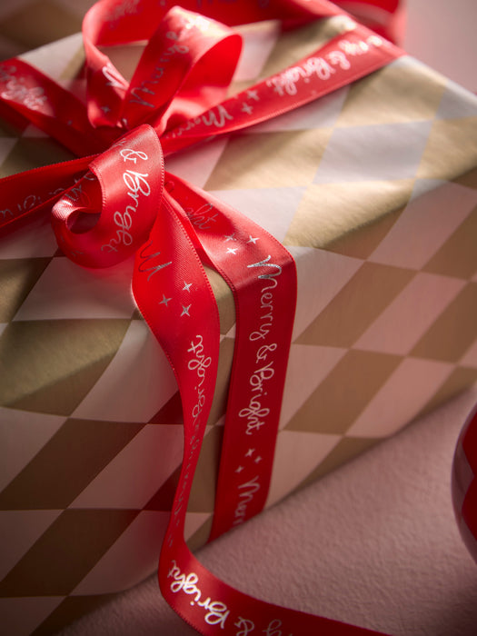 Merry & Bright Satin Ribbon 20m