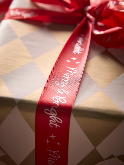 Merry & Bright Satin Ribbon 20m