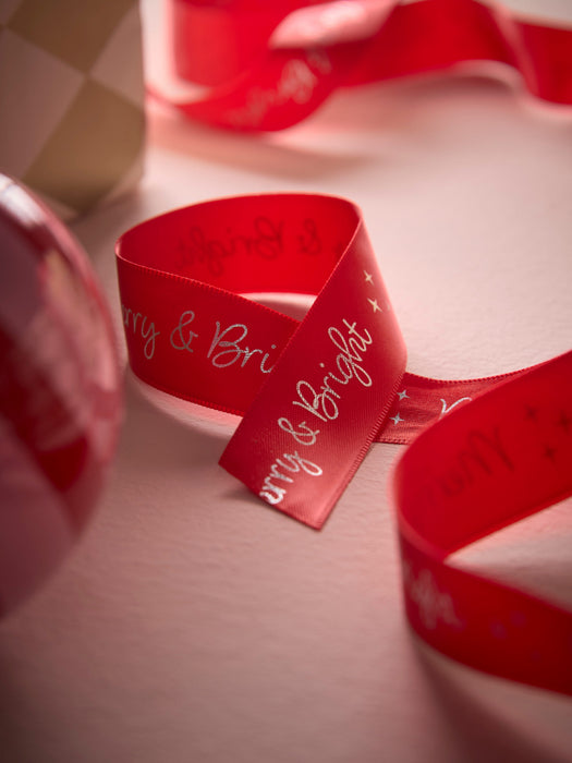 Merry & Bright Satin Ribbon 20m
