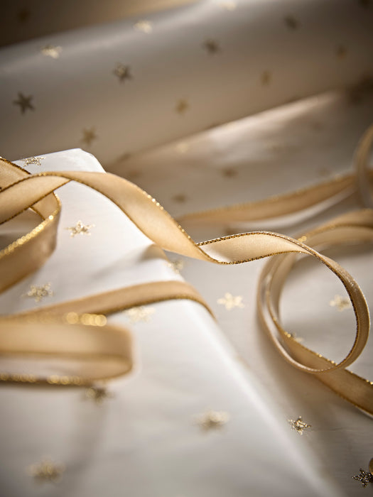 Slim Velvet Ribbon - Ochre & Gold 20m