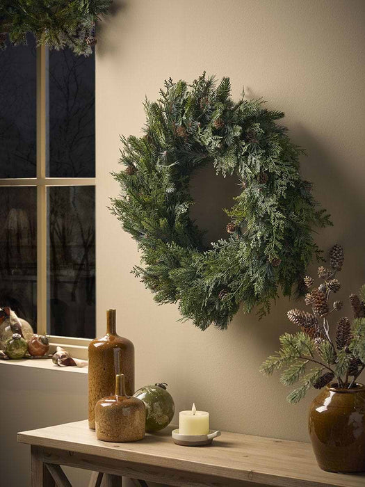 Foraged Pine Cone Wreath