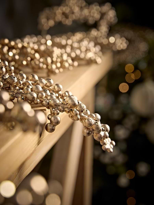 Glittered Champagne Berry Garland