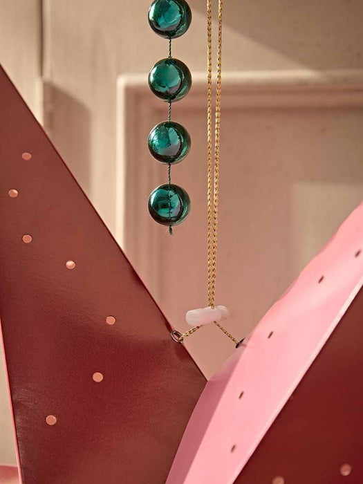 Striped Hanging Star - Pink
