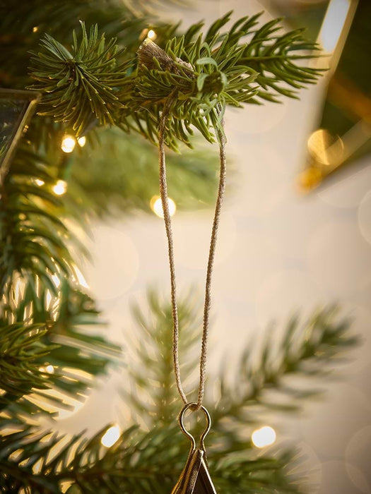 Four Handmade Hanging Glass Stars