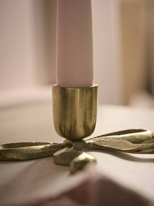Two Fabulous Bow Candle Holders - Small