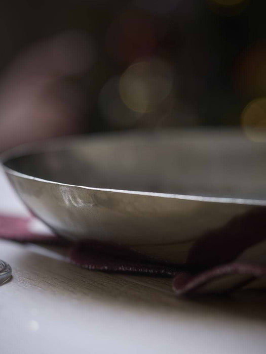 Silver Handmade Circular Tray - Small