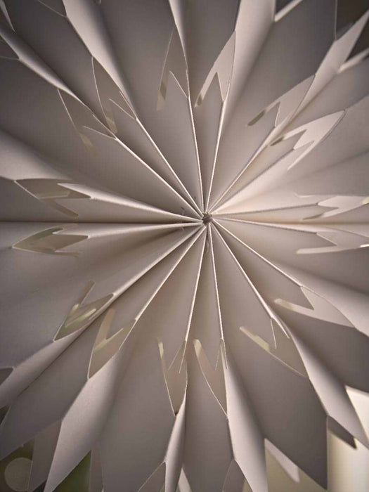 Small Cut Out Paper Stars - White