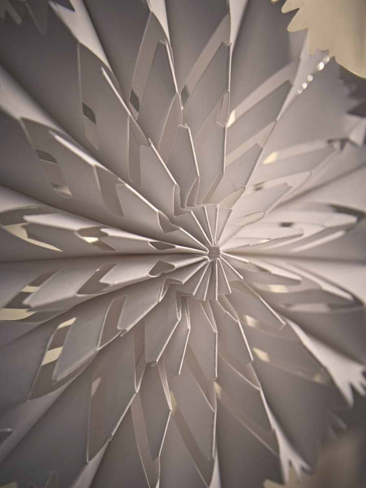 Small Cut Out Paper Stars - White