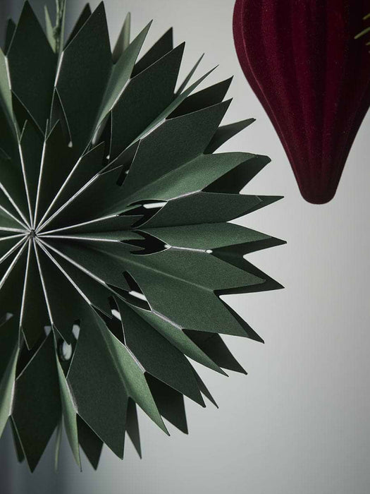 Small Cut out Paper Stars - Green