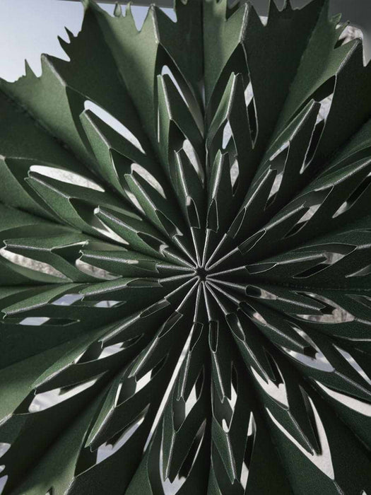 Small Cut out Paper Stars - Green