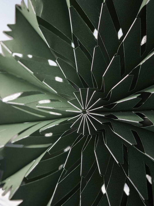 Large Cut out Paper Stars - Green