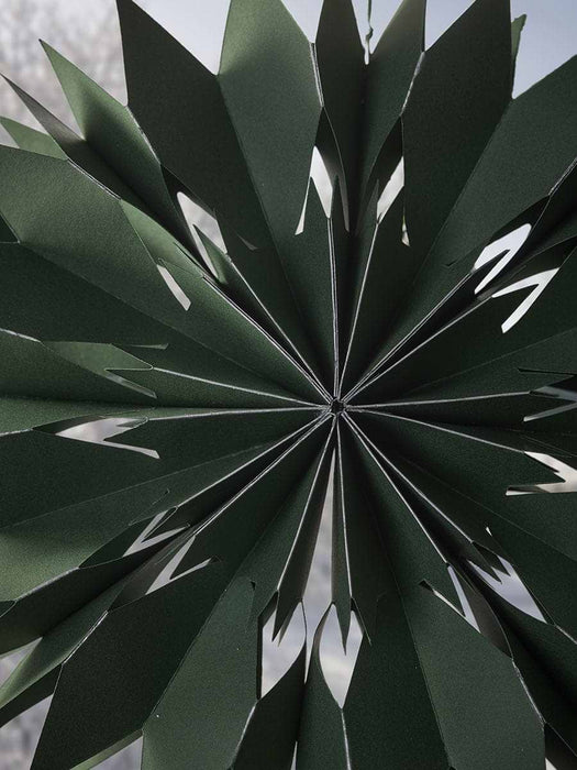 Large Cut out Paper Stars - Green