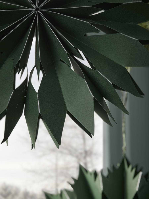 Large Cut out Paper Stars - Green