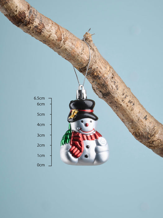 Six Santa & Snowman Bauble Mix