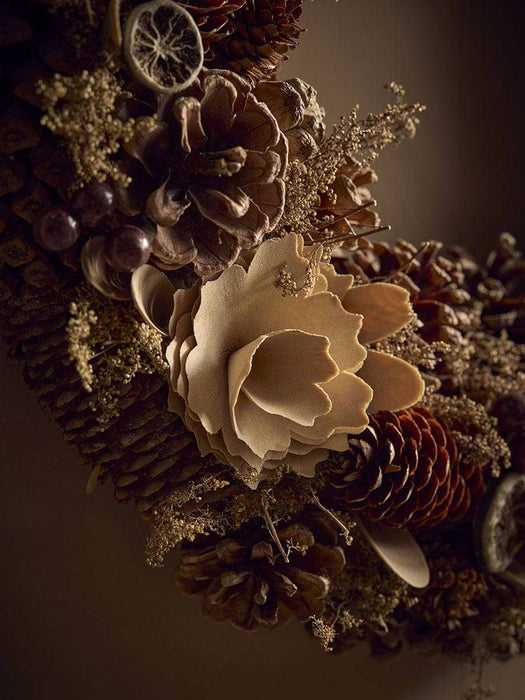 Natural Pinecone Wreath