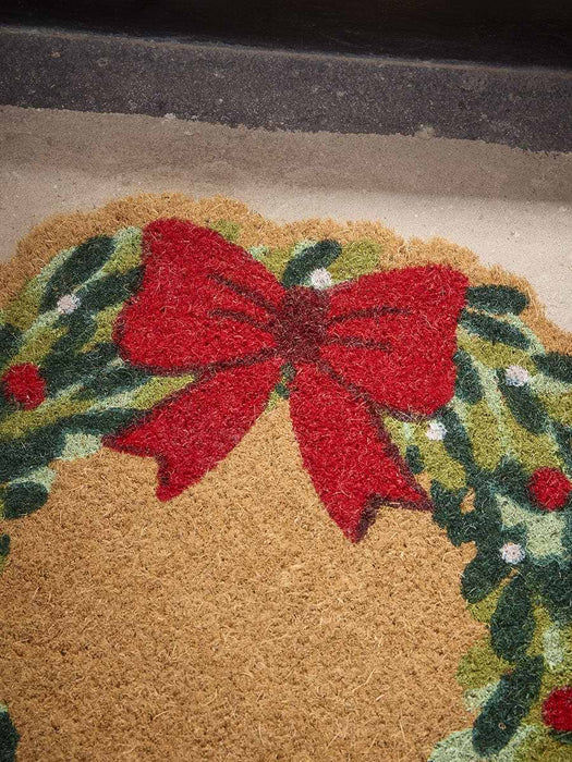 Christmas Wreath Doormat
