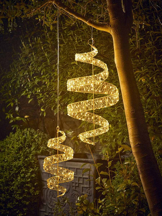 Lit Naked Wire Swirl - Large
