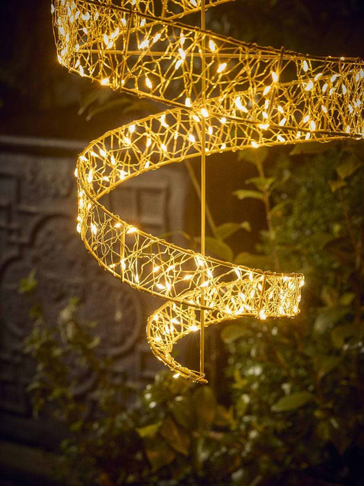 Lit Naked Wire Swirl