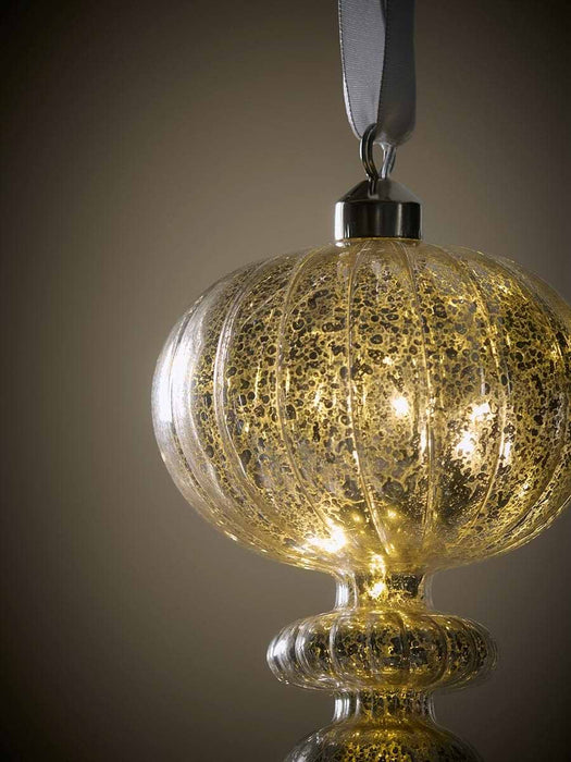 Lit Glass LED Hanging Finial
