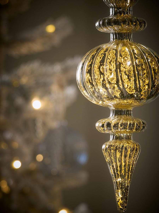 Lit Glass LED Hanging Drop