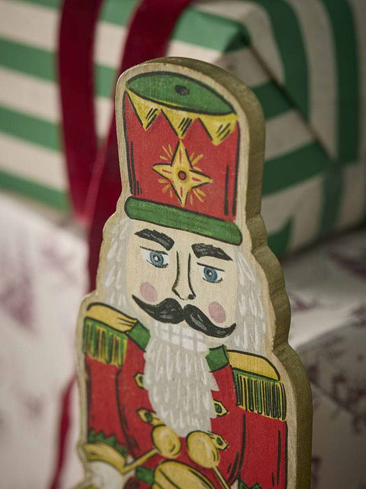 Red Wooden Nutcracker Figurine