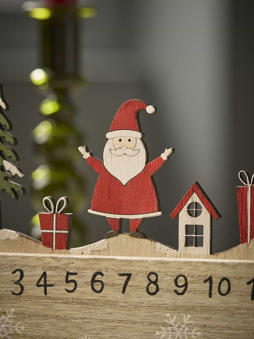 Merry Christmas Village Scene Advent Calendar