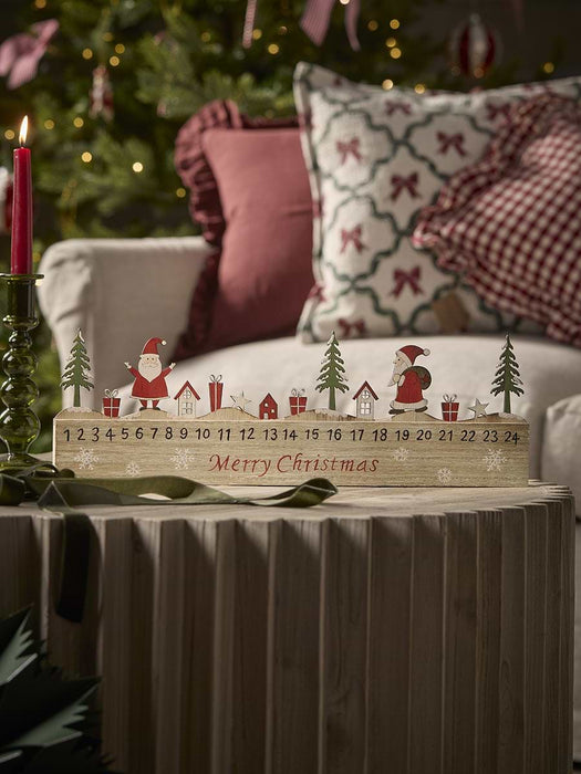 Merry Christmas Village Scene Advent Calendar