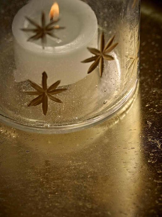 Two Snowflake Candle Holders