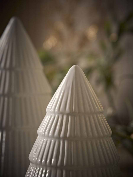 Two Ceramic Tree Ornaments