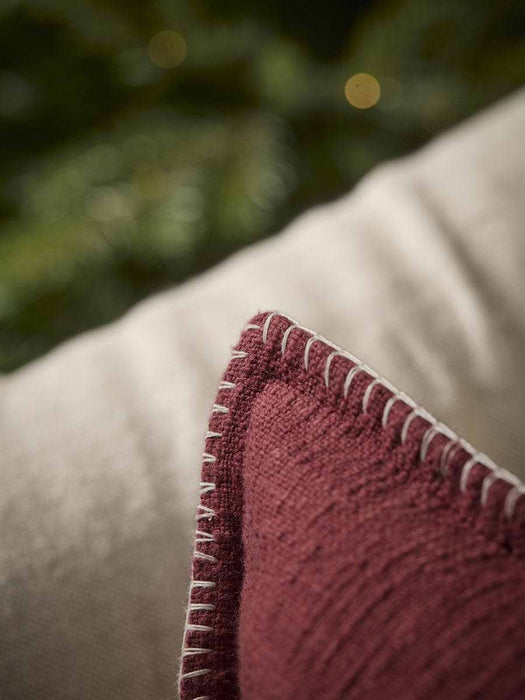 Embroidered Noel Cushion