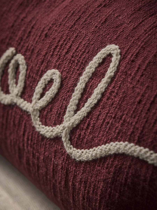 Embroidered Noel Cushion
