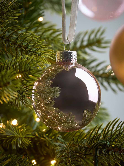 Glass Bauble Selection - Pink