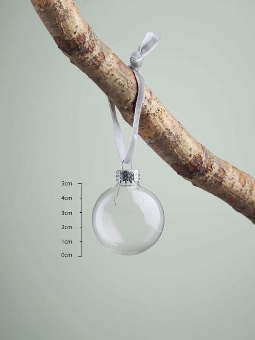 Glass Bauble Selection - Pink