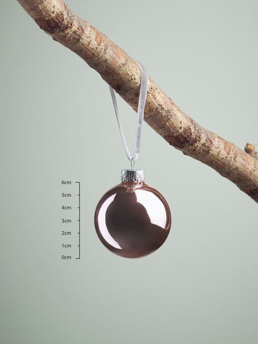 Glass Bauble Selection - Pink